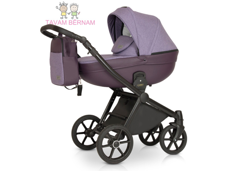 Verdi Mirage Soft 3-1 col.07 (violet), bērnu universālie ratiņi 3-1 Verdi Mirage Soft 3-1 col.07 (violet), bērnu universālie ratiņi 3-1